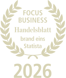 Auszeichnungen 2023: Handelsblatt, FOCUS BUSINESS, brand eins - statista